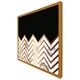 image 4 of Marble zig zag pattern (Picutre Frame) Brown | XS