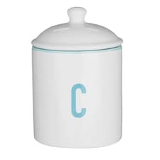 Interiors By Premier Chic Design Coffee Canister, Functional Design Dolomite Canister, Durable Canister For Storing Ingredients