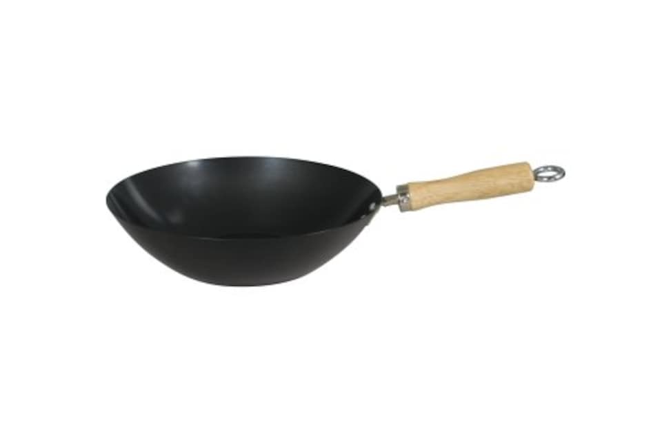 10.5"/27cm Standard Gauge Non-Stick Carbon Steel Wok