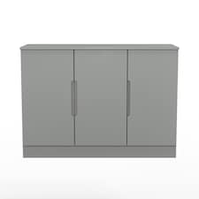 Lucca 3 Door Sideboard in Dusk Grey (Ready Assembled) | Grey | Dusk Grey