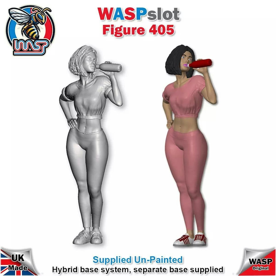 image 1 of Trackside Unpainted Figures x 2 Scenery Set 136 1:32 Wasp