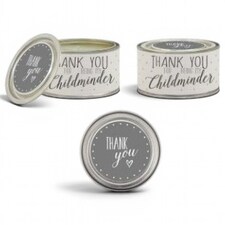 East of India Thank You for Being My Childminder Apple Pie Candle