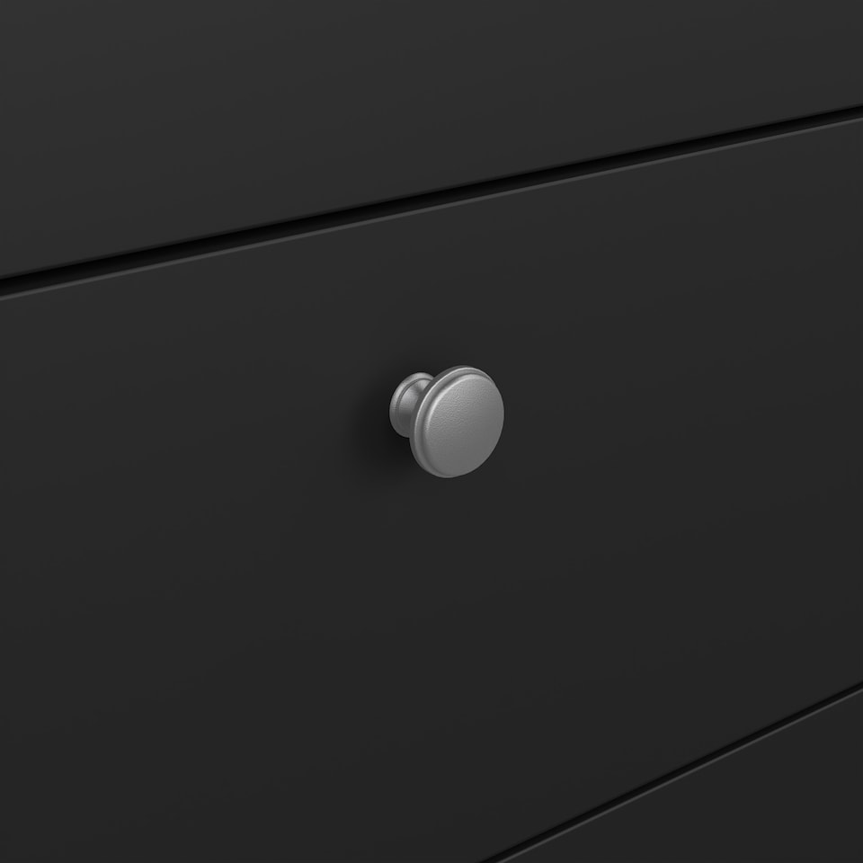 image 1 of Madrid Chest 3+2 Drawers in Matt Black