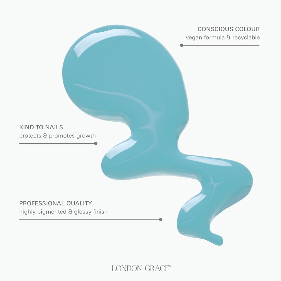 image 1 of Brook Nail Polish Blue