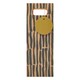 image 3 of Multipack of 3 Bottle Gift Bags | Party Bags for Presents | Birthdays/Thank You | For Him/Her/Friend | Eco Block Print Design Brown