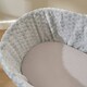 image 2 of Clair de Lune 2 Pack Moses Basket Sheets - Grey