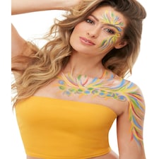 Smiffys Make-Up FX, Rainbow Festival Kit, - FEMALE - ADULT - N/A | One Size