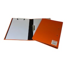 Orange A4 Clipboard Document Clamp File Folder