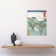 image 4 of The Mountains Of Izu Province Japanese Wall Art Print Hiroshige 12x16"
