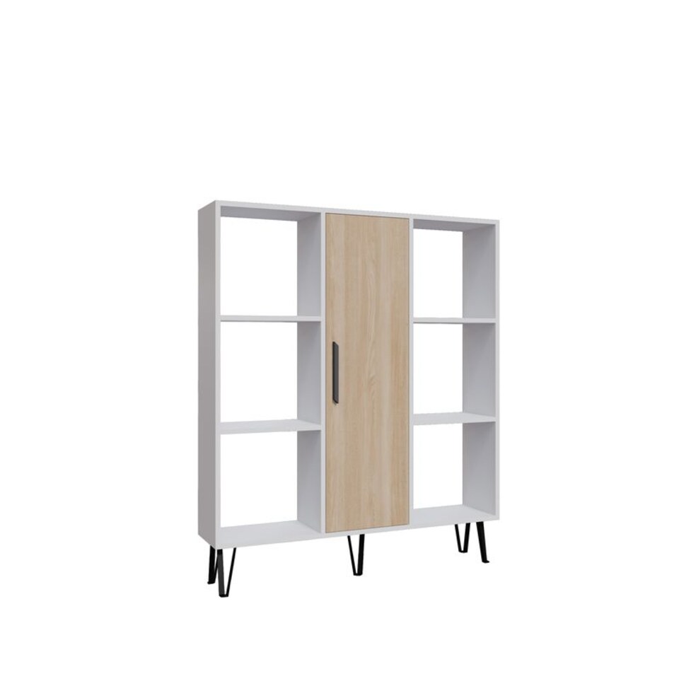 image 1 of Decorotika Peoria 6 Shelves and a Cabinet Bookcase
