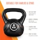 image 5 of Yaheetech 4-Piece HDPE Kettlebell Set 2/4/6/8kg