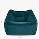 image 8 of Natalia Large Beanbag and Pouffe Set Corduroy Teal | Green | Teal | XL | 2