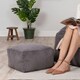 image 2 of icon Theo Beanbag Footstool Corduroy Charcoal Grey | Grey