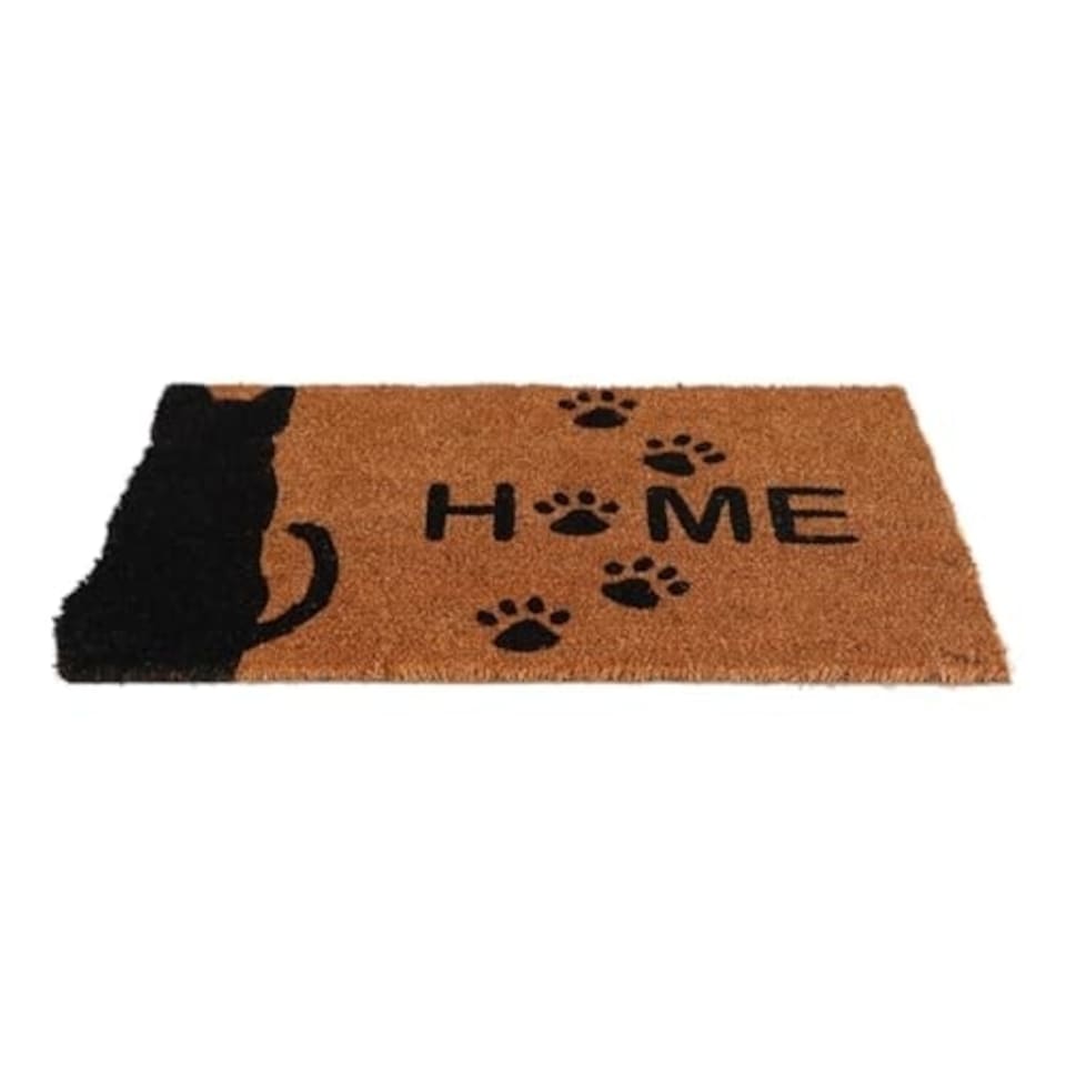 image 1 of Doormat Coir Coconut Fibre Cat Home