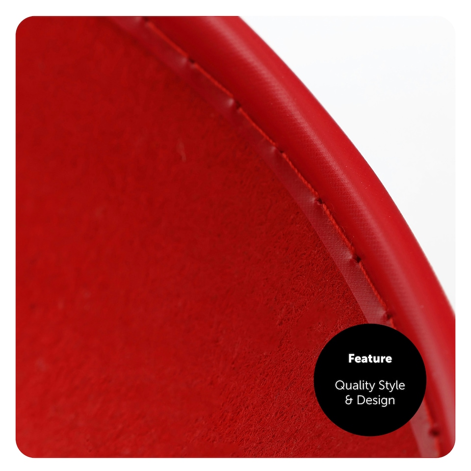 image 1 of Adults Red Star Cowboy Hats – Pack of 6 Fancy Dress Accessories Red | One Size