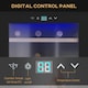 image 6 of HOMCOM 24 Bottle Wine Fridge, 65 Litre Capacity, 43cm Freestanding Wine Cooler Fridge with Glass Door, LED Light, Digital Touch Screen, Temperature Control, Black