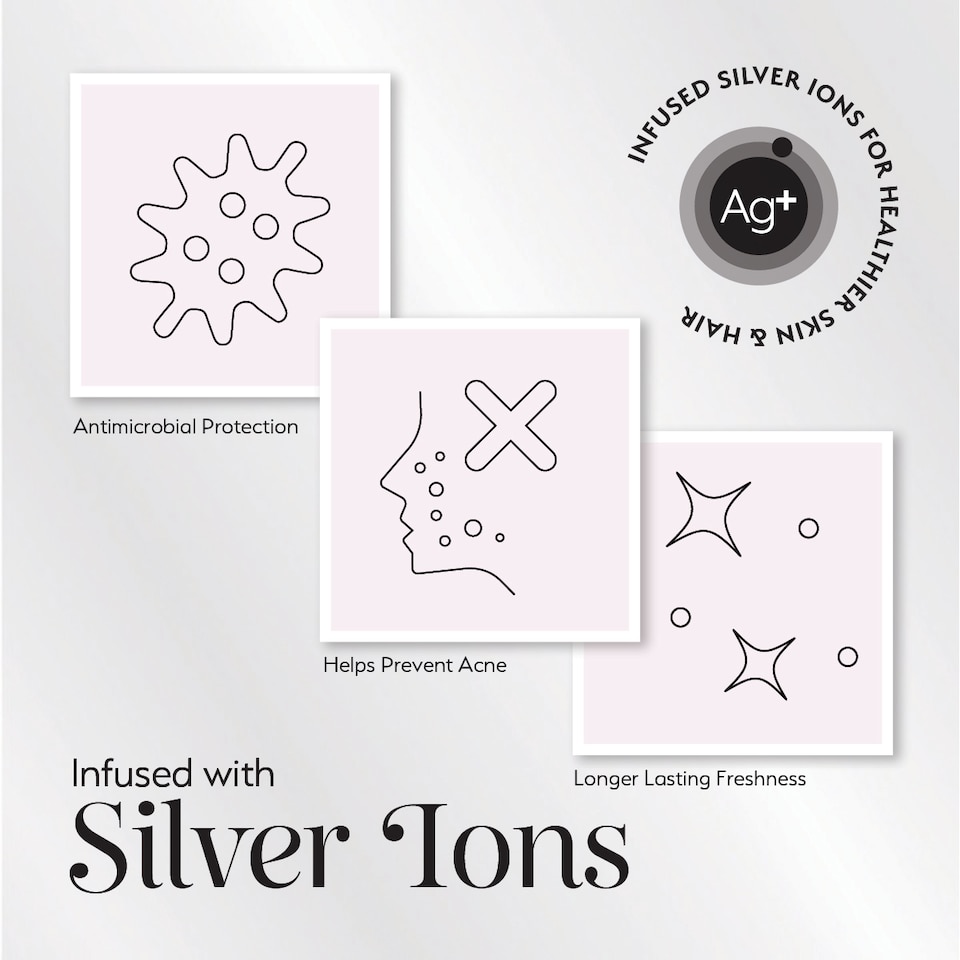 image 1 of Silver Cloud Silver Ion Infused Mixed Fuchsia Scrunchies