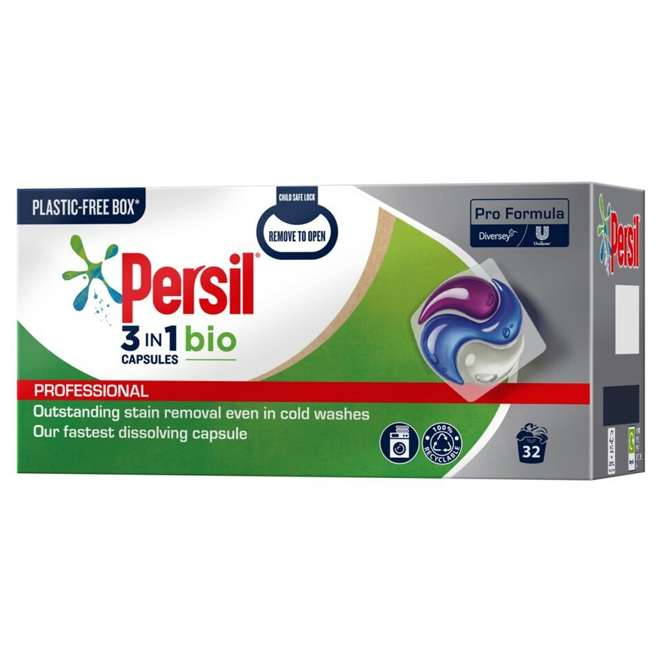 image 1 of Persil Pro Formula 3 in 1 Capsules Active Clean 32S
