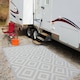 image 9 of The Rugs Outdoor Indoor Diamond Garden Patio Rug Weather Resistant Jet Washable | 100