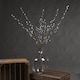 image 2 of Hill Interiors Faux Pussy Willow Branch - Brown/Green - 103cm