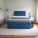 image 1 of Delaware Plush Bed With Mattress, 2 Drawers Same Side & Headboard