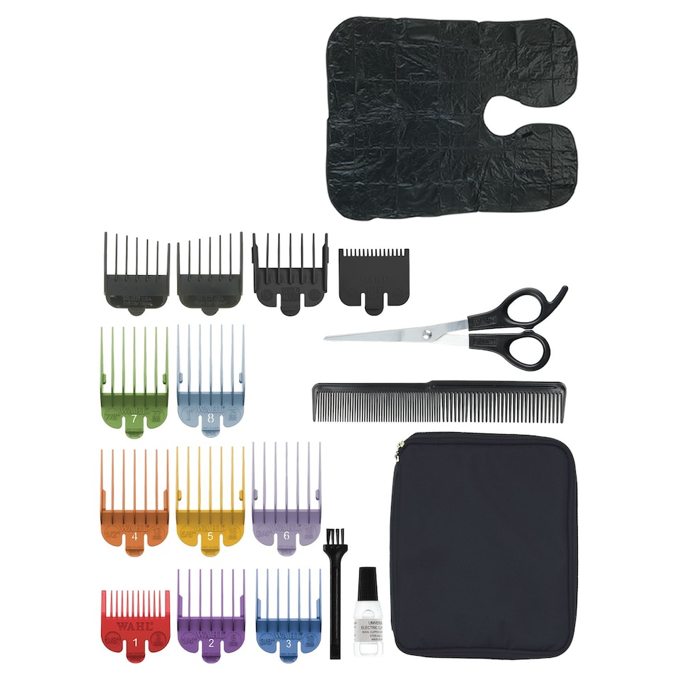 image 1 of Wahl Colour Pro Cordless Combi Kit Hair Clippers With Beard Trimmer 9649-317