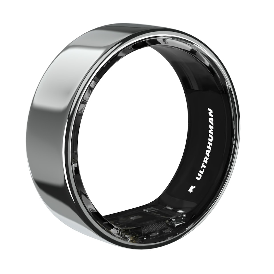image 1 of Ultrahuman Ring Air - Space Silver, Size 10