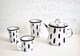 image 5 of Stripe Collection Enamel Two Mugs & Teapot Gift Set