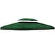 image 1 of Outsunny 3x4m Gazebo Replacement Roof Canopy 2 Tier Top UV Cover Green