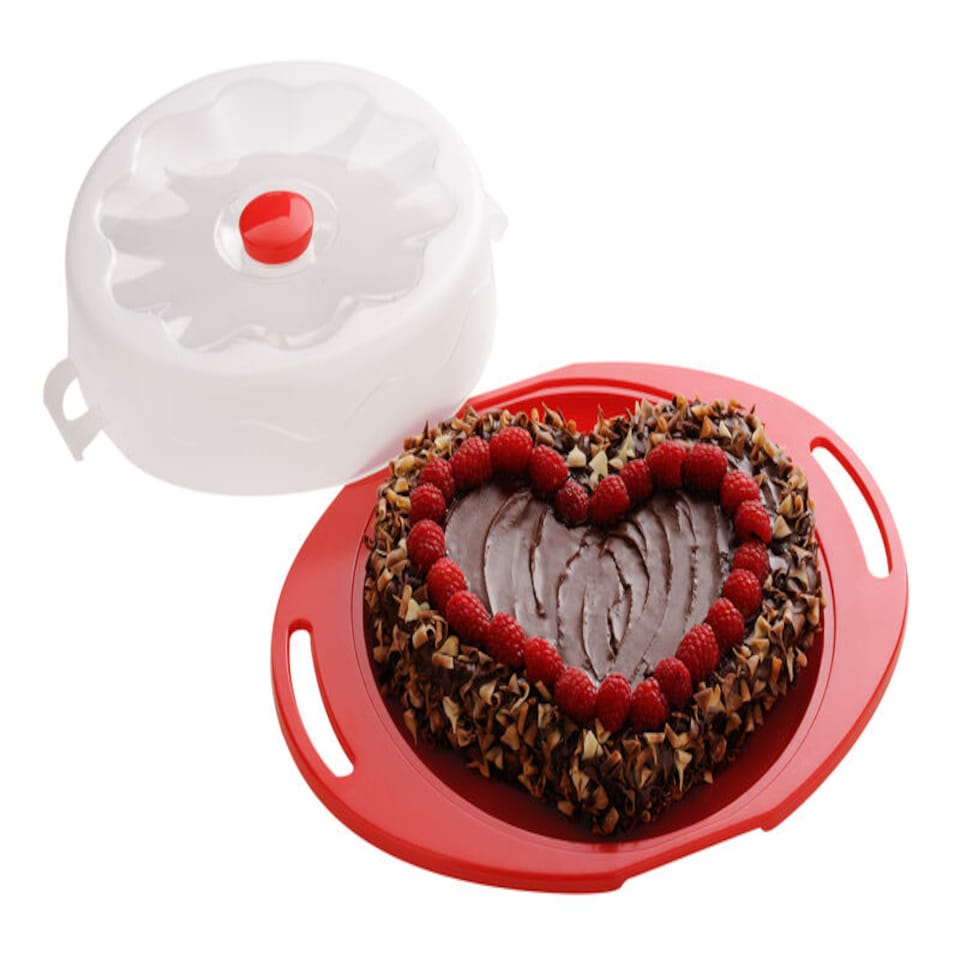 image 1 of Hallie Cake Storage Carrier Box