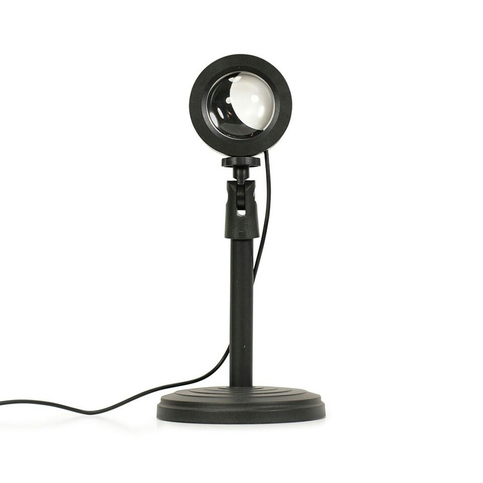 image 1 of ValueLights Moonlight Gifting Polished Black Illuminated Decoration and Integrated LED .17W Multicolour 5800K Bulb