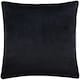 image 2 of Hoem Malans Cut Velvet Piped Black Filled Cushion 45 x 45cm | Multi