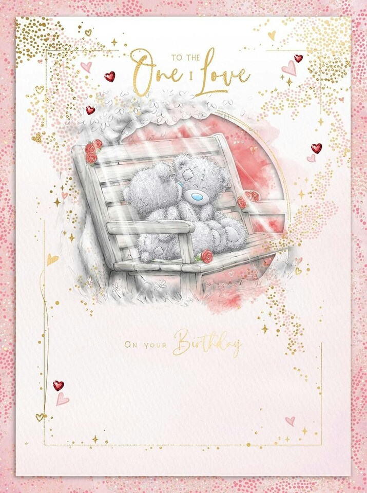 image 1 of Bears On Bench One I Love Luxury Boxed Birthday Card