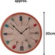 image 3 of Marco Paul 30cm Red Tools Design Clock Red