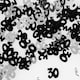 image 2 of 2x 14g 30th Black Happy Birthday Confetti