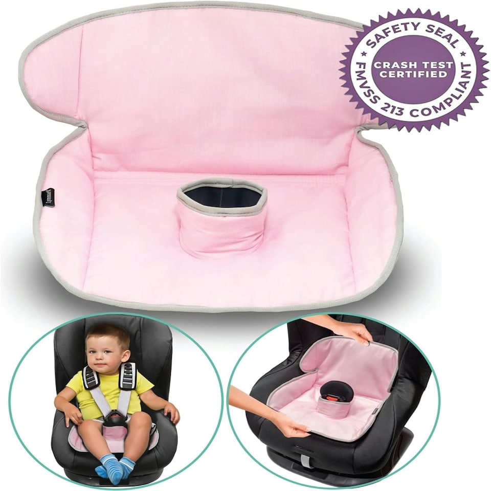 image 1 of Lynmark® Potty Training Car Seat Protector Cover for Spills, Nappy Leaks, and Accidents Pink | 1 pack
