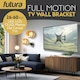 image 2 of Futura Heavy-Duty Universal TV Wall Mount Bracket for 26-60 Inch TVs, Tilt & Swivel Motion