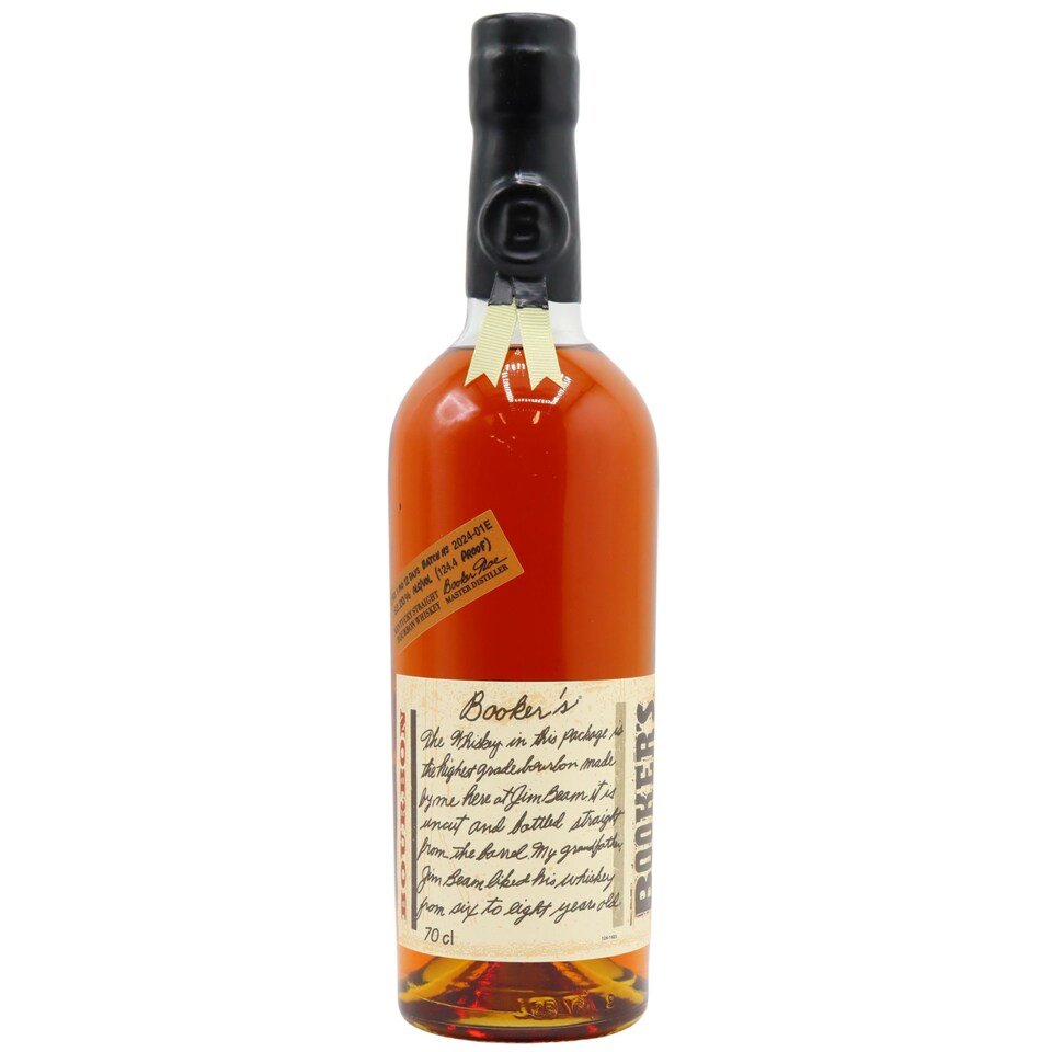 Booker's - 2024-01 Batch Kentucky Straight Bourbon 7 year old Whiskey