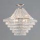 image 3 of BHS Ivy Flush Ceiling Light, Chrome