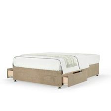 Majestic 1000 Pocket Sprung Mink Naples Velvet 2 Drawer Divan Set Double