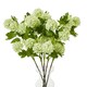 image 2 of Hill Interiors Snowball Viburnum Artificial Flower Spray - Green - One Size