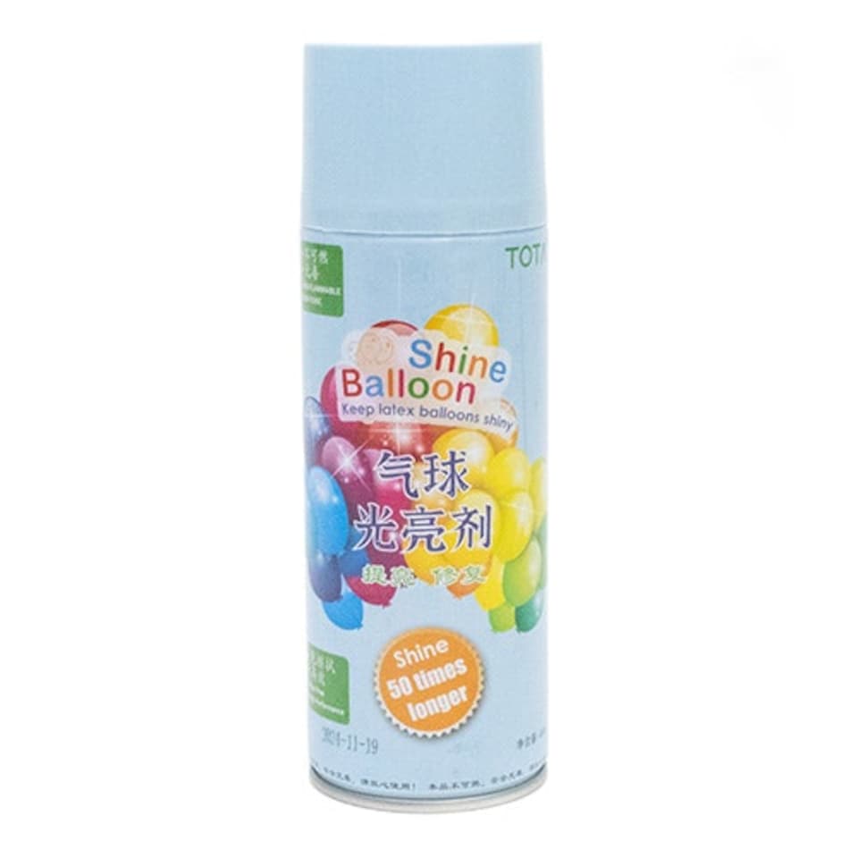 Balloon Shine Spray Can 450ml Blue Tesco Groceries