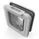 image 2 of Cat Mate Elite Microchip Cat Flap with Timer Control – White (355W)