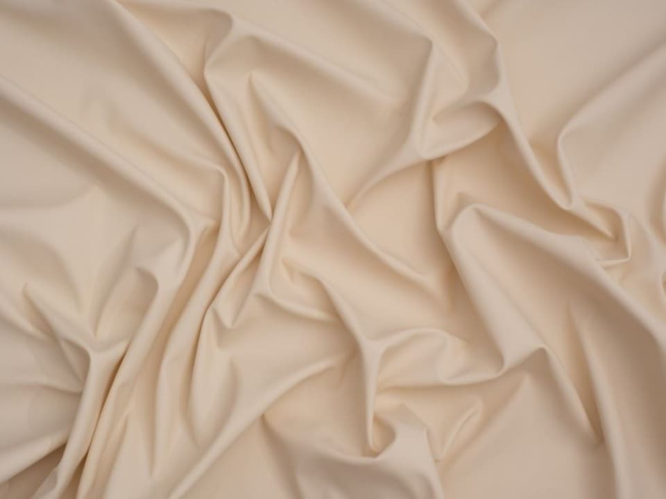 Minerva Core Range Cream Waterproof Rubber PVC Vinyl Fabric for Bag Making, Dressmaking, Upholstery, 137cm / 53" Wide - per metre