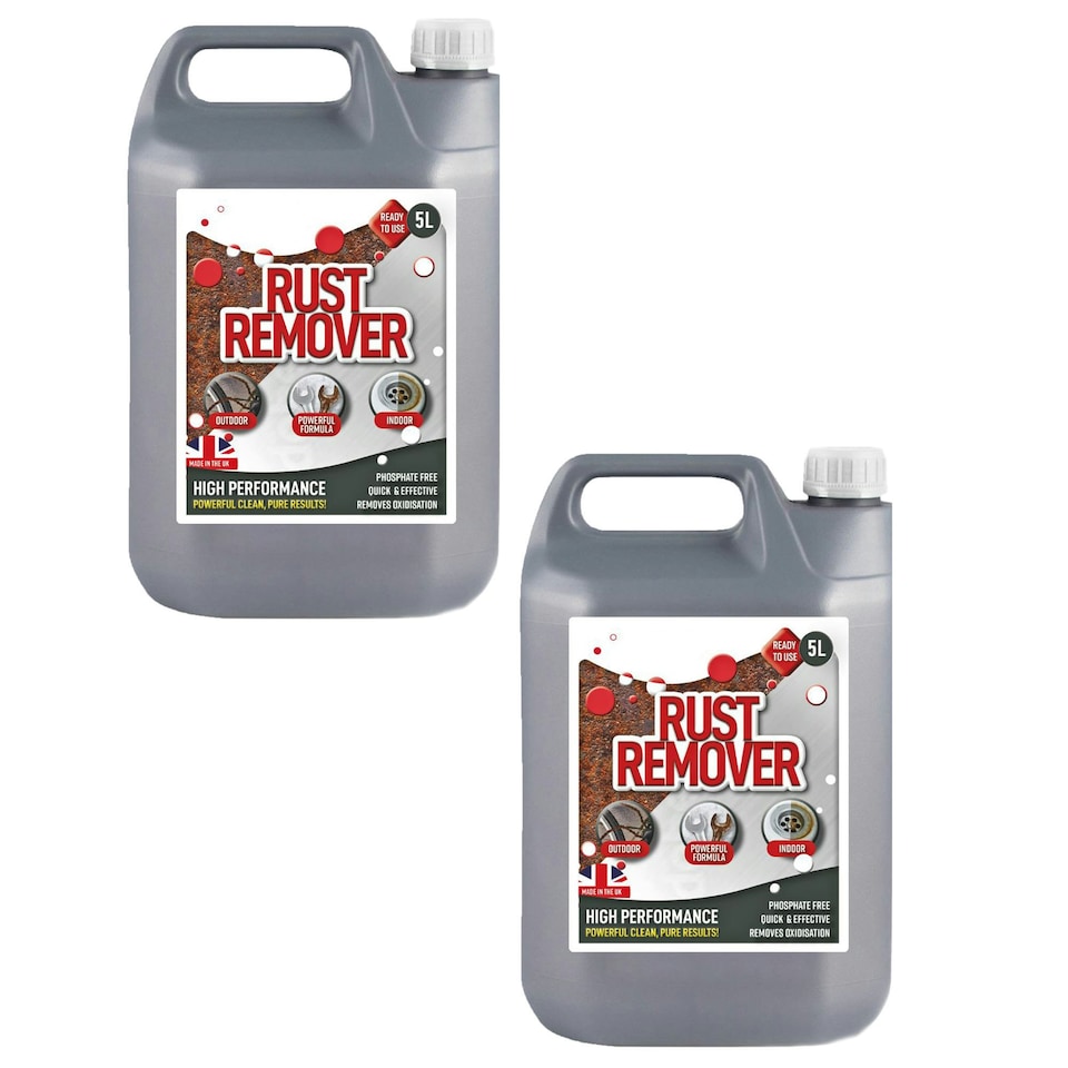 image 1 of 1 x 5L High Performance Rust Remover Water Soluble Removes Rust Back To Bare Metal