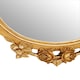 image 3 of Interiors by Premier Gold Finish Round Wall Mirror Gold