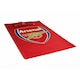 image 2 of Arsenal FC Official Football Crest Rug - Red/Gold - One Size