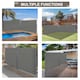 image 6 of Outsunny 6 x 2m Retractable Sun Side Awning Screen Fence Patio Garden Wall Balcony Screening Panel Outdoor Blind Privacy Divider – Grey