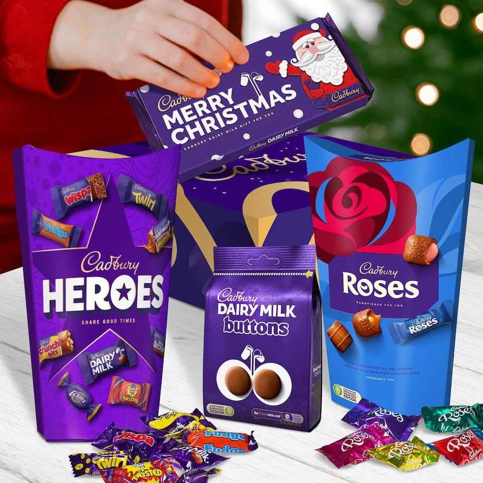 image 1 of Cadbury Christmas Family Sharing Chocolate Hamper Medium