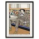 image 1 of Viennese Cafe The Man of Letters Moriz Jung Framed Wall Art Print 12X16"